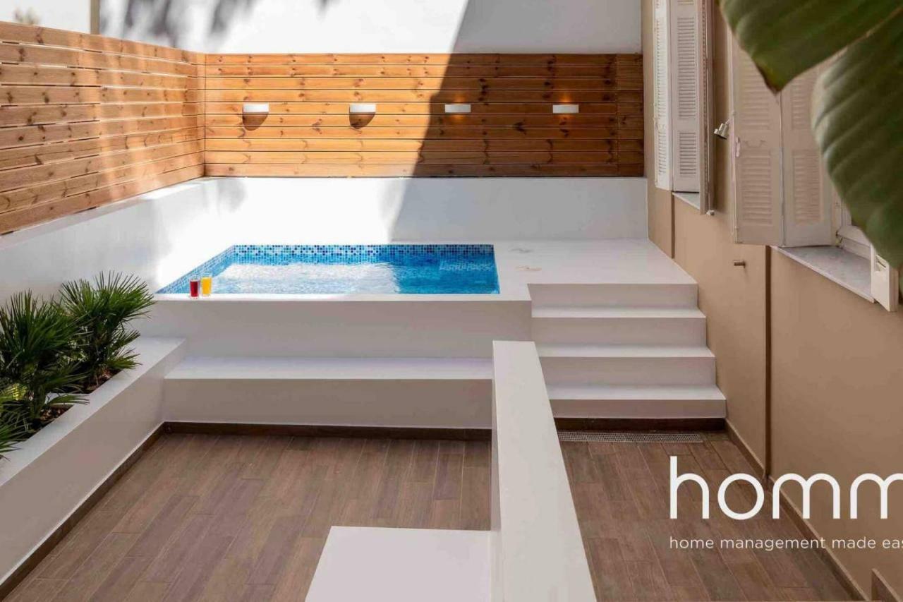 אתונה Nemeseos Ground Floor Homm Apartment With Roof Garden And Wading Pool מראה חיצוני תמונה