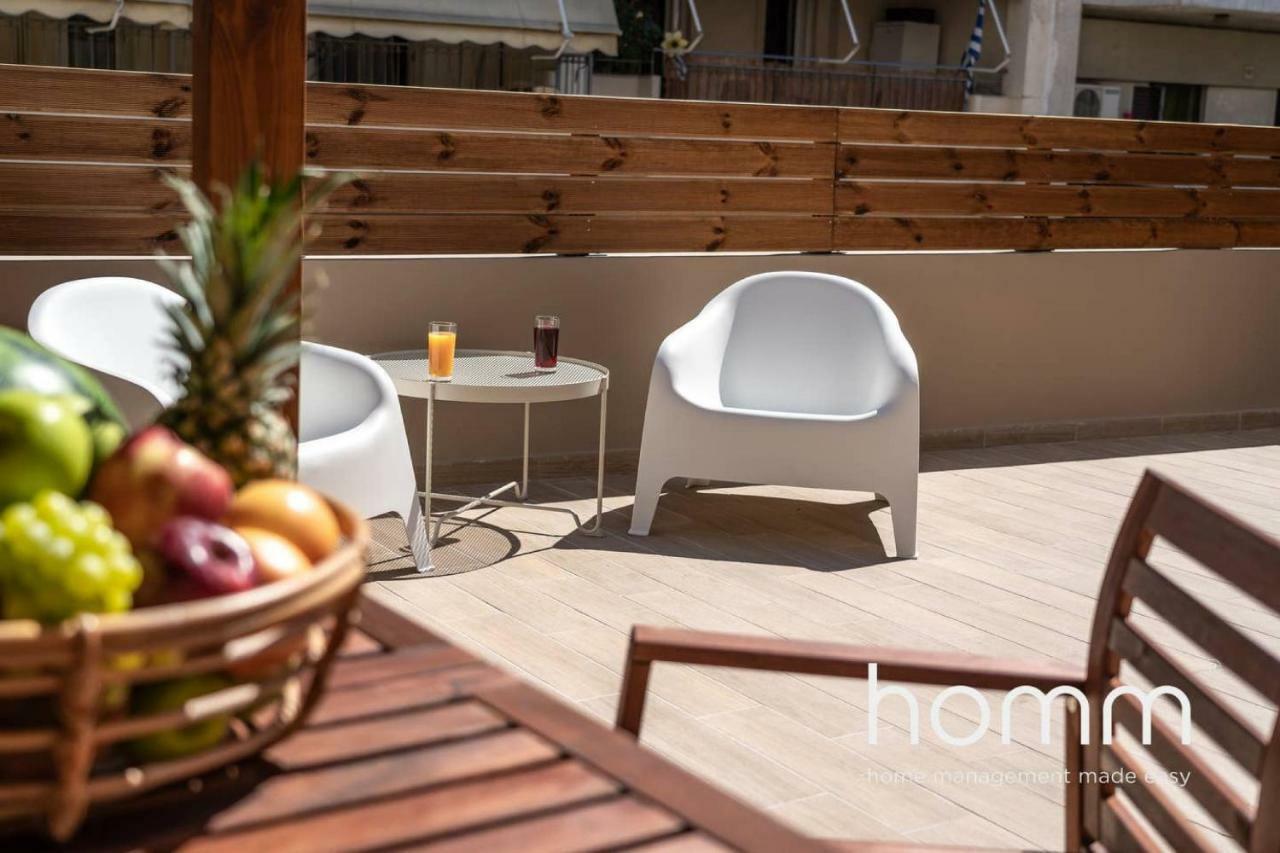 אתונה Nemeseos Ground Floor Homm Apartment With Roof Garden And Wading Pool מראה חיצוני תמונה